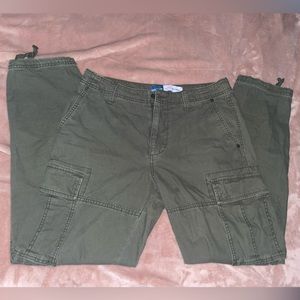 Men’s Army Green Cargo Pants 32x34